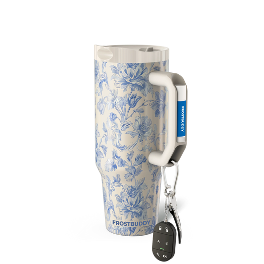 Thicc Buddy 40oz | Blue Floral