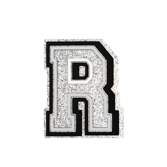 Budz | Silver Letter R